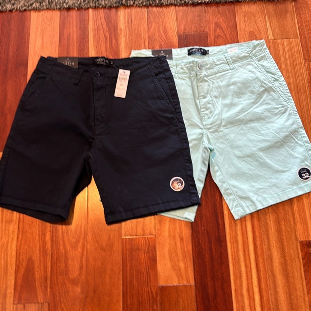 NWT Cuffy’s of Cape Code 9” shorts size 32